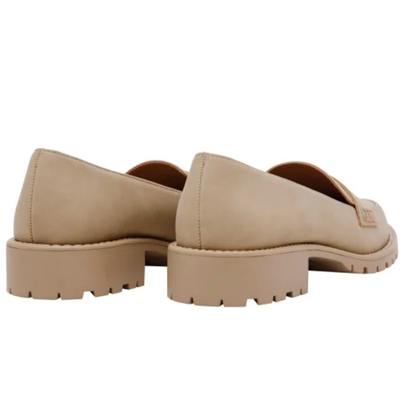 Beige Lug Loafers for Women Size 9 Dune - Picture 2 of 10